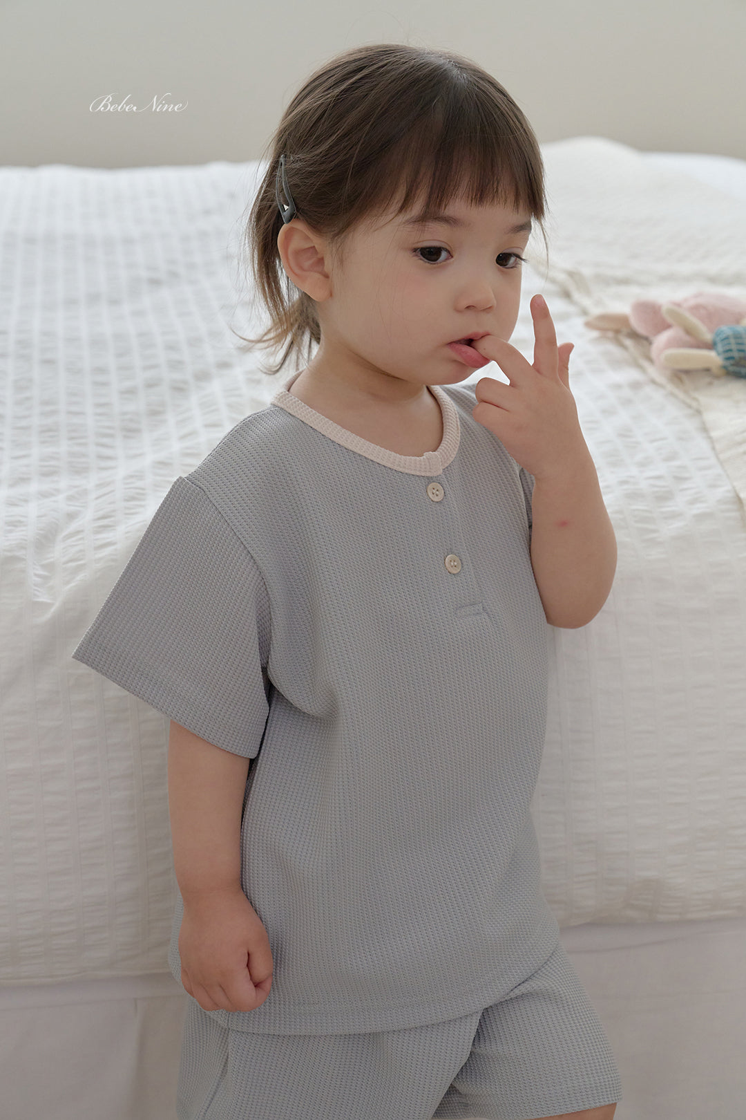 韓國童裝 26夏| BN31 Carrie Waffle Set 凱莉華夫格套裝
