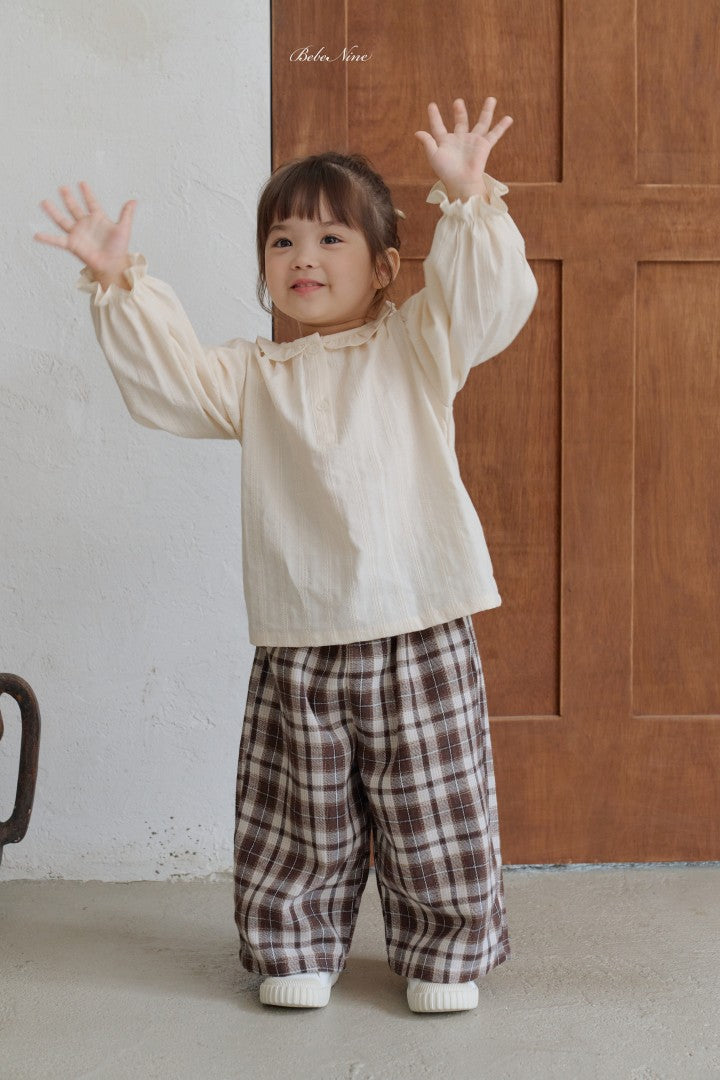 韓國童裝 26秋| BN47 Reni Check Pants 長褲 (75-115)
