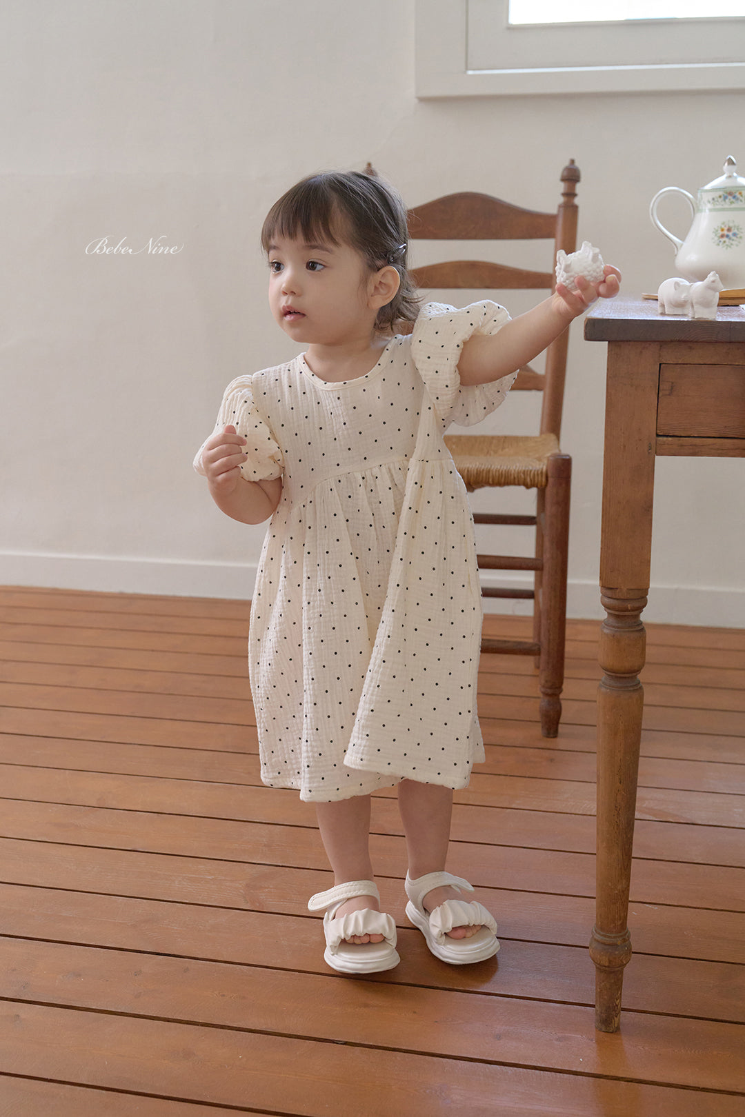 韓國童裝 26夏| BN11 Lian Dot Dress 莉安點點洋裝