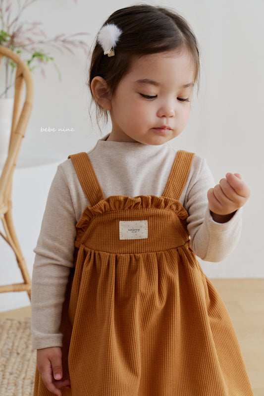 韓國童裝 25秋冬| BN25432 Bong Bong Overall Dress