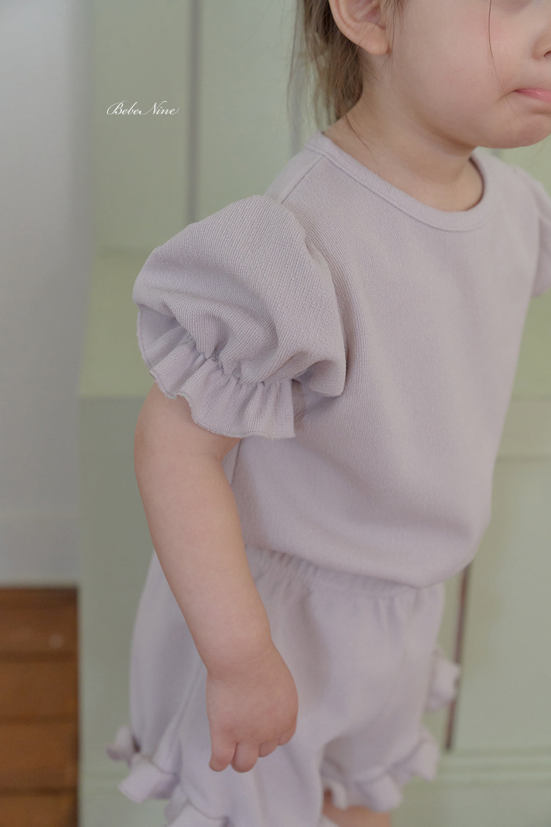 韓國童裝 26夏| BN12 Puff Shorts Set 泡泡袖短褲套裝