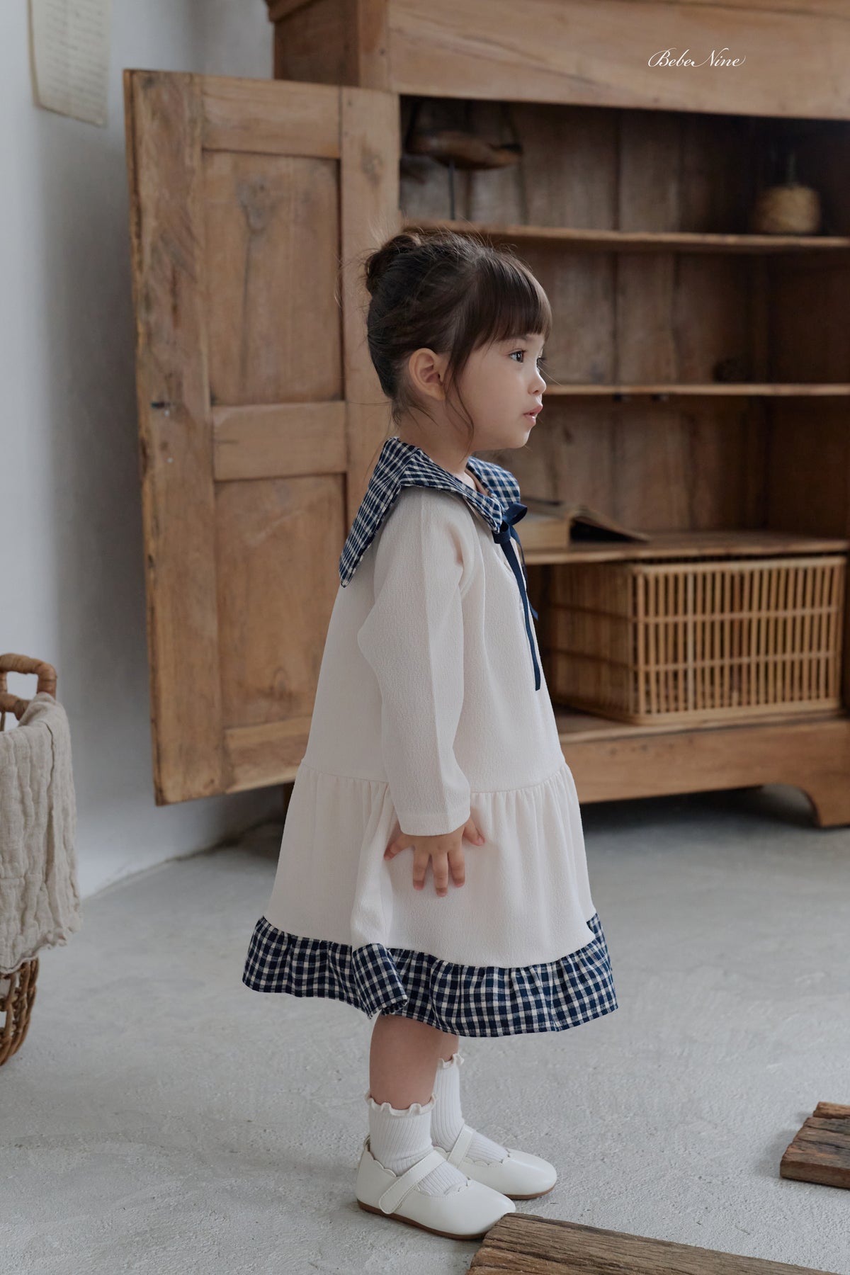 韓國童裝 26秋| BN05 Maison Check Dress 連身裙 (75-115)