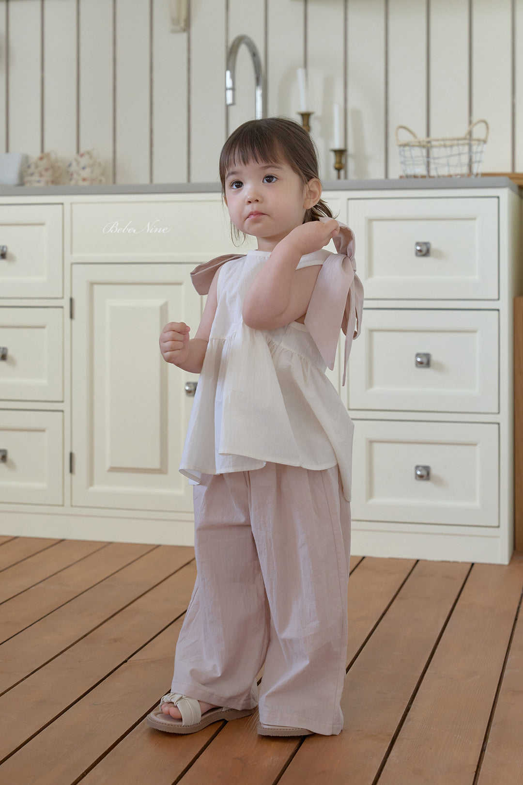 韓國童裝 26夏| BN22 Loen Ribbon Blouse 羅恩蝴蝶結襯衫