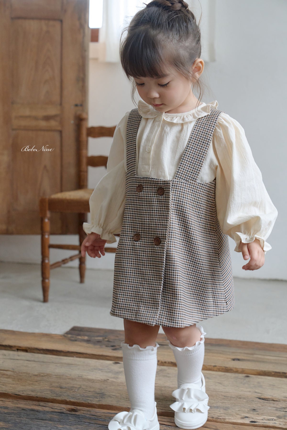 韓國童裝 26秋| BN04 Lua Tweed Dress 連身裙 (75-115)
