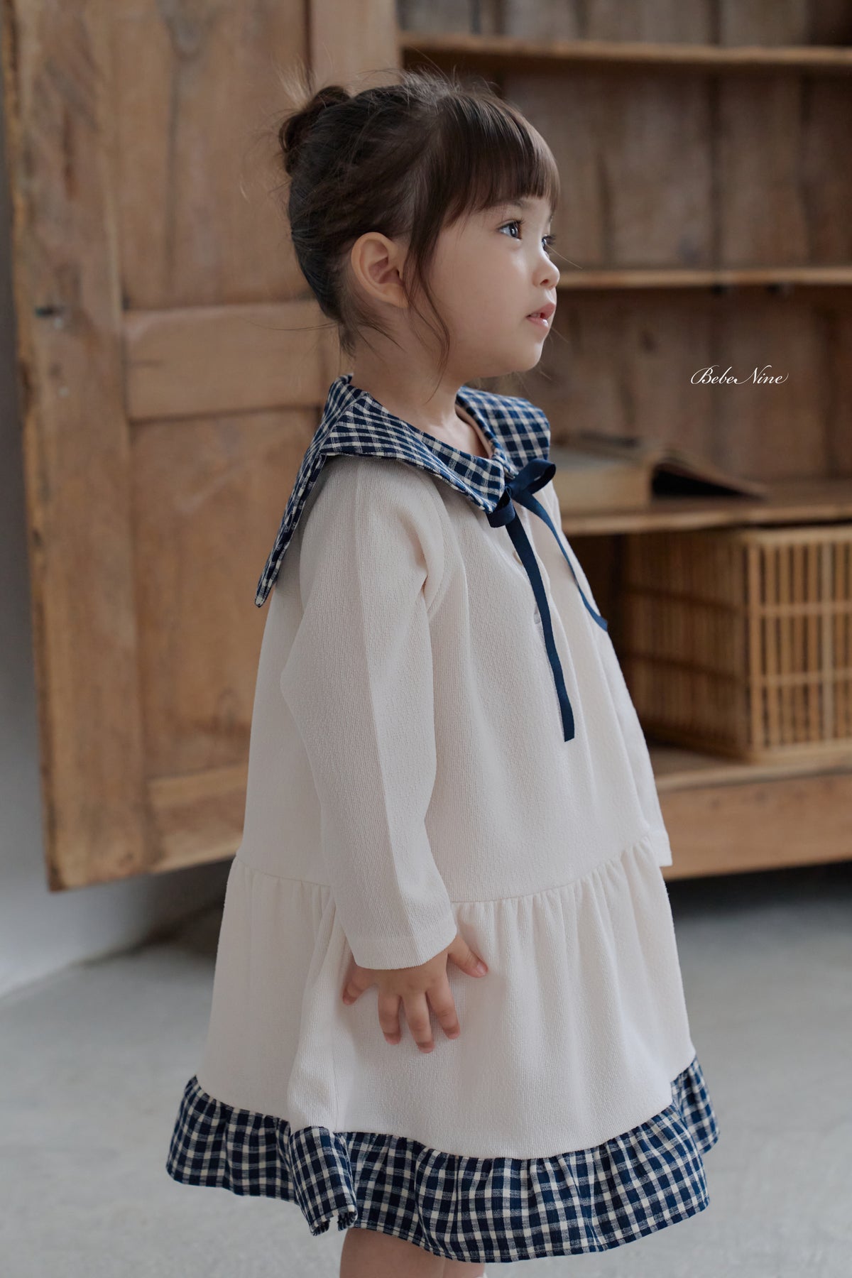 韓國童裝 26秋| BN05 Maison Check Dress 連身裙 (75-115)