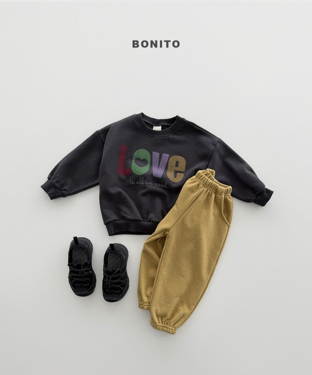 韓國童裝 26秋| BT32 Love Sweatshirt 衛衣 (80-140)