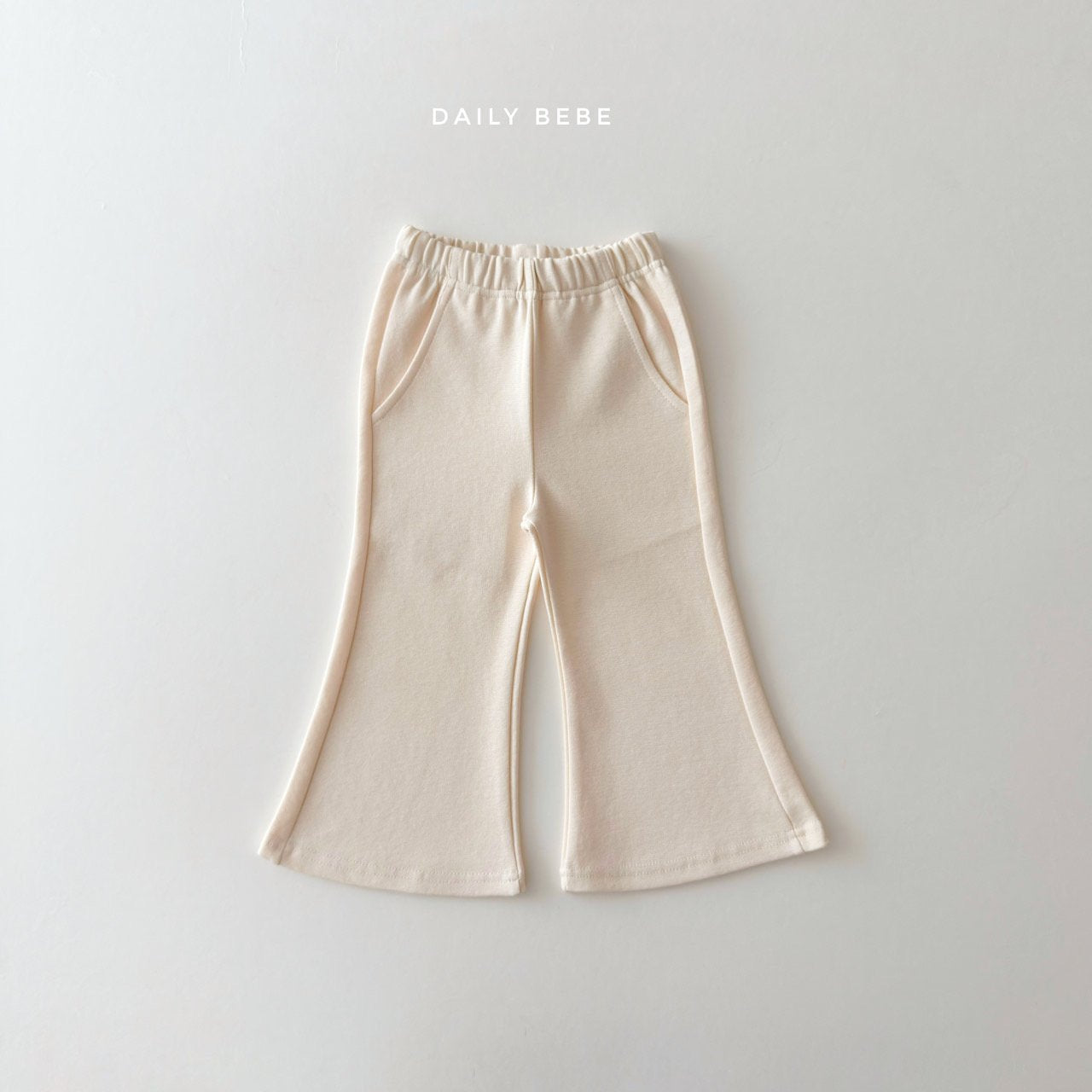 韓國童裝 26春 | DD33 日常微喇叭長褲 (75~140cm)