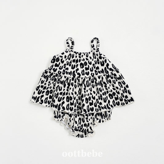 韓國童裝 | OT25348 Roar! Baby Top and Bottom set