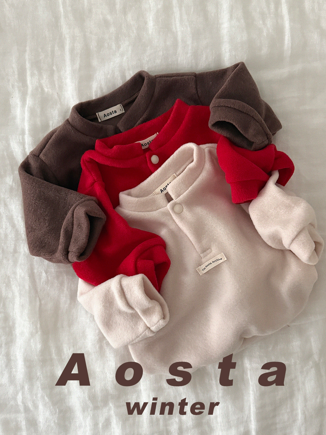 韓國童裝 25秋冬 | AO25444 Winter Sweatshirt