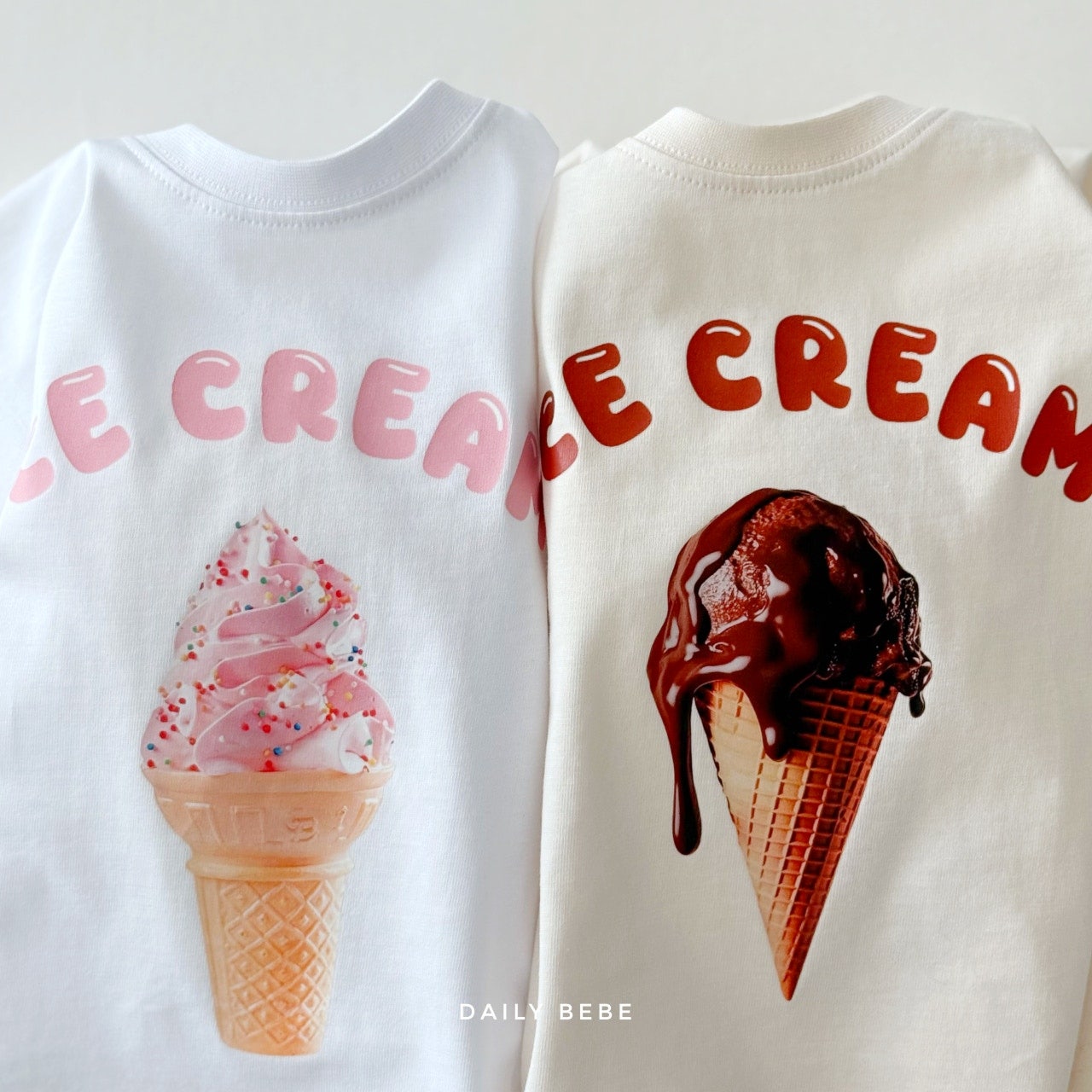 韓國童裝 26夏| DD23 Ice Cream Short Sleeve Tee (75-140cm)