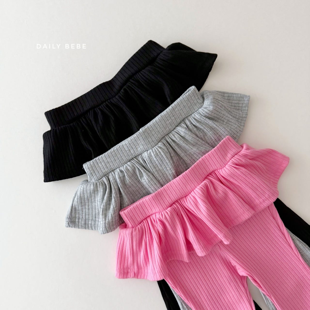 韓國童裝 26夏| DD33 Bootcut Frill Pants (75-140cm)