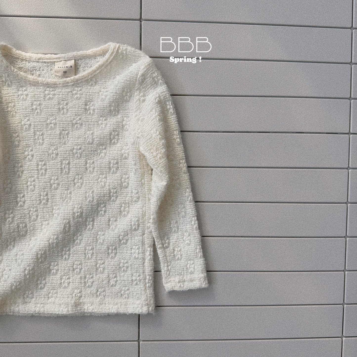 韓國童裝 26春 | BB07 Bebe Spring Floral Basic T-shirt (70-110cm)