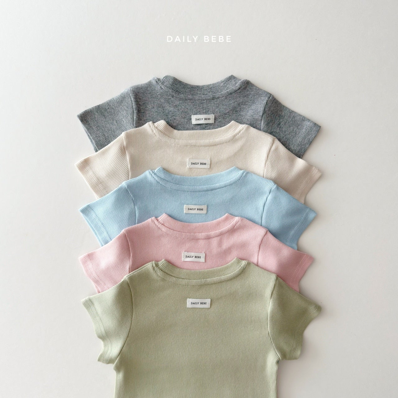 韓國童裝 26夏| DD16 Daily Short Sleeve Tee (75-140cm)