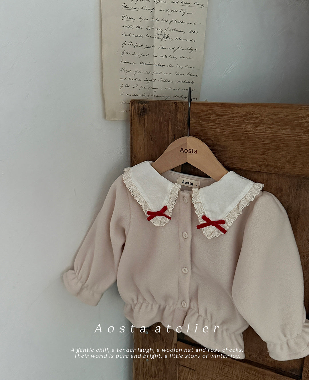 韓國童裝 25秋冬 | AO25448 Winter Blouse