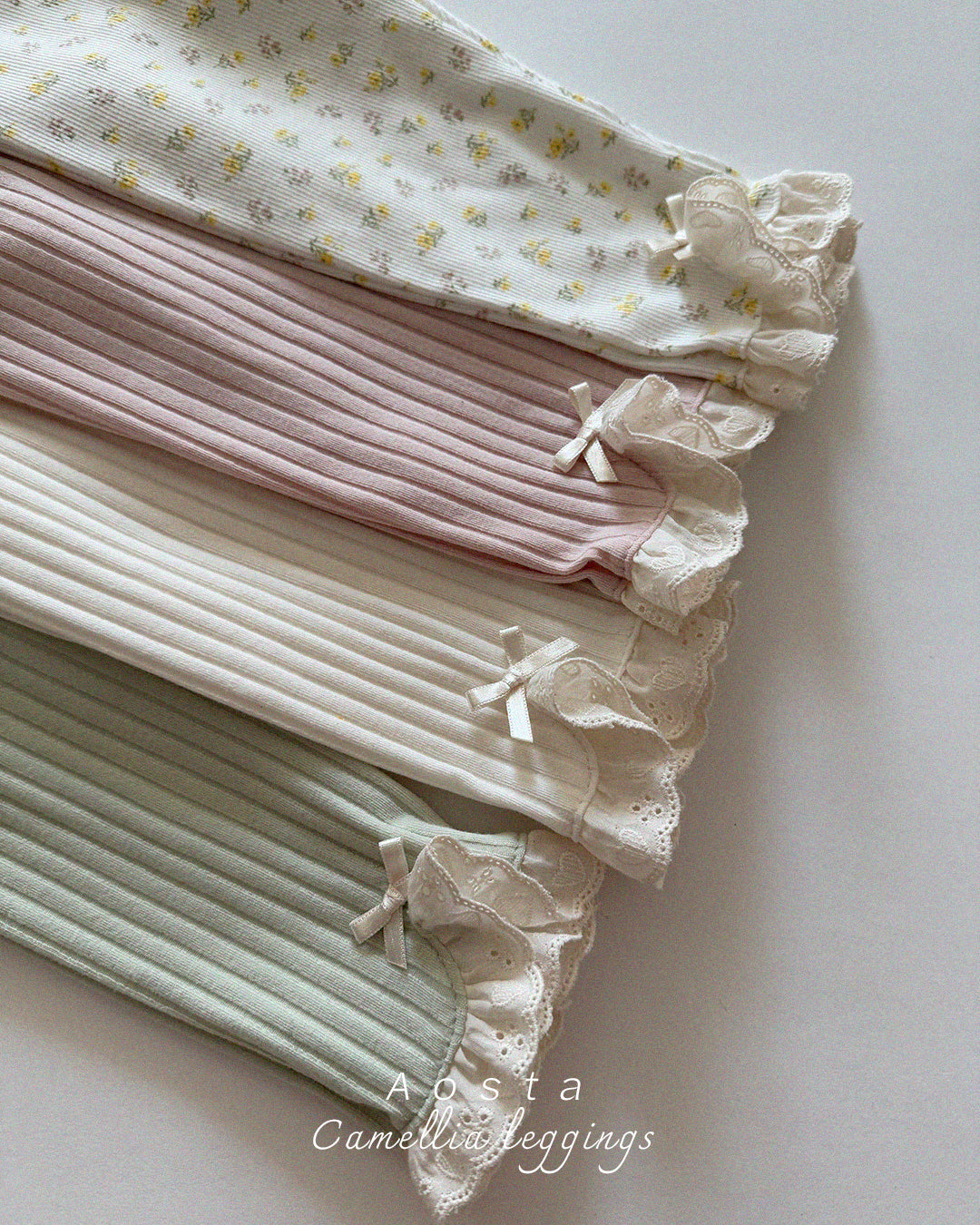 韓國童裝 26春 | AO26102 Camellia Leggings