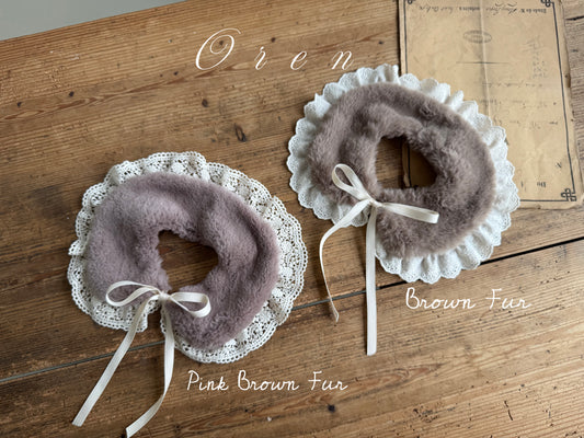 韓國童裝 25秋冬 | OR25402 Fur Cape