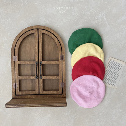 韓國童裝 | OT25373 Knit Beret (Color)