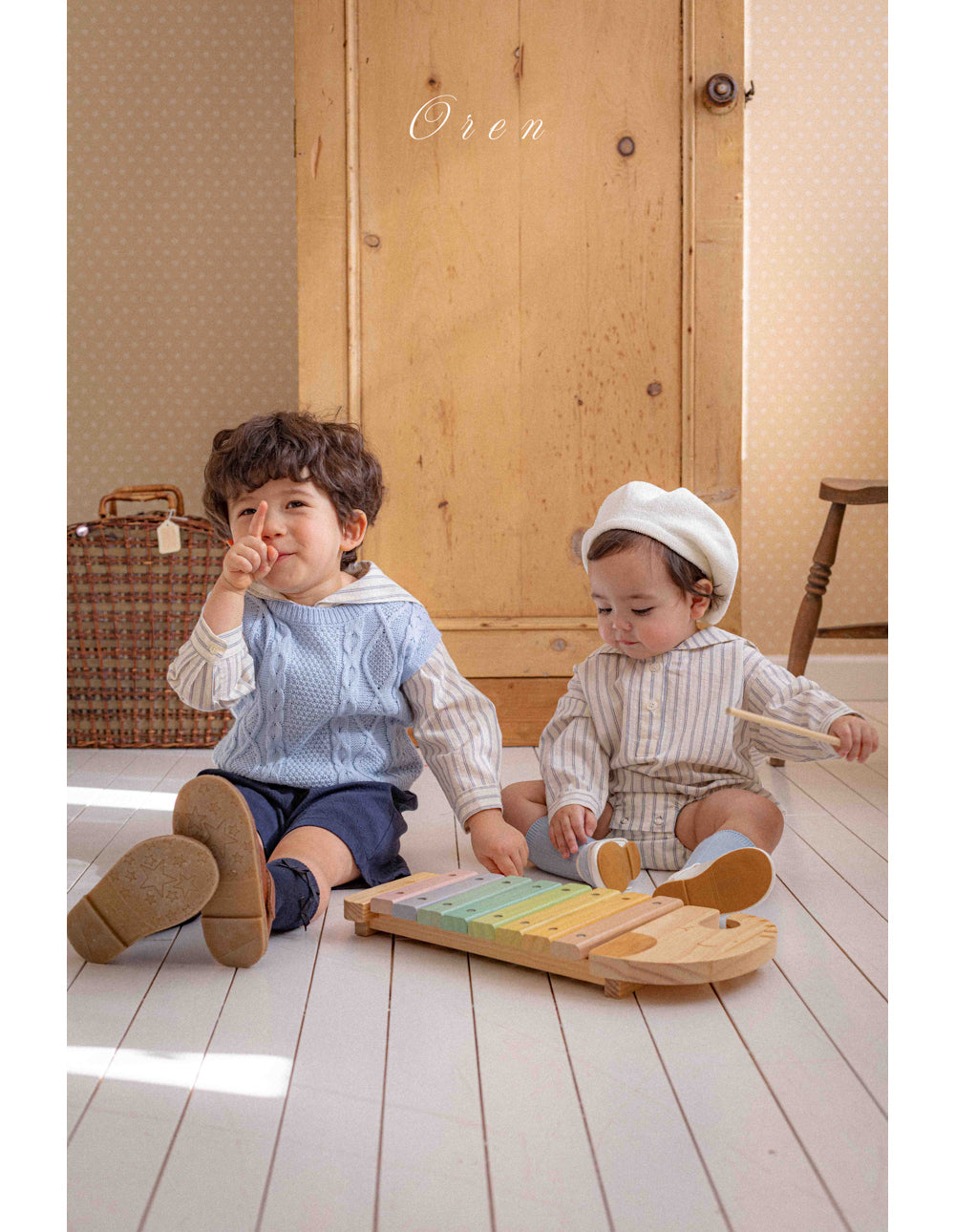 韓國童裝 26春 |  OR69 Knit Vest (85~120cm)