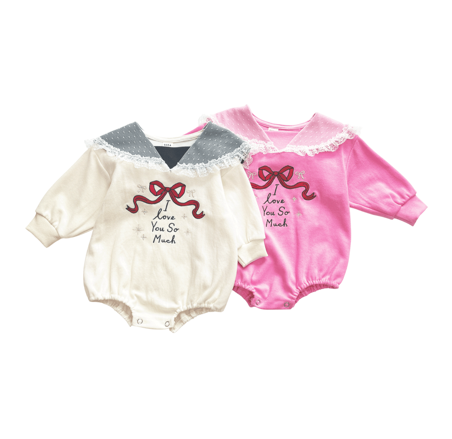 韓國童裝 26春 | SE15 水手領包屁衣 (70~90cm)