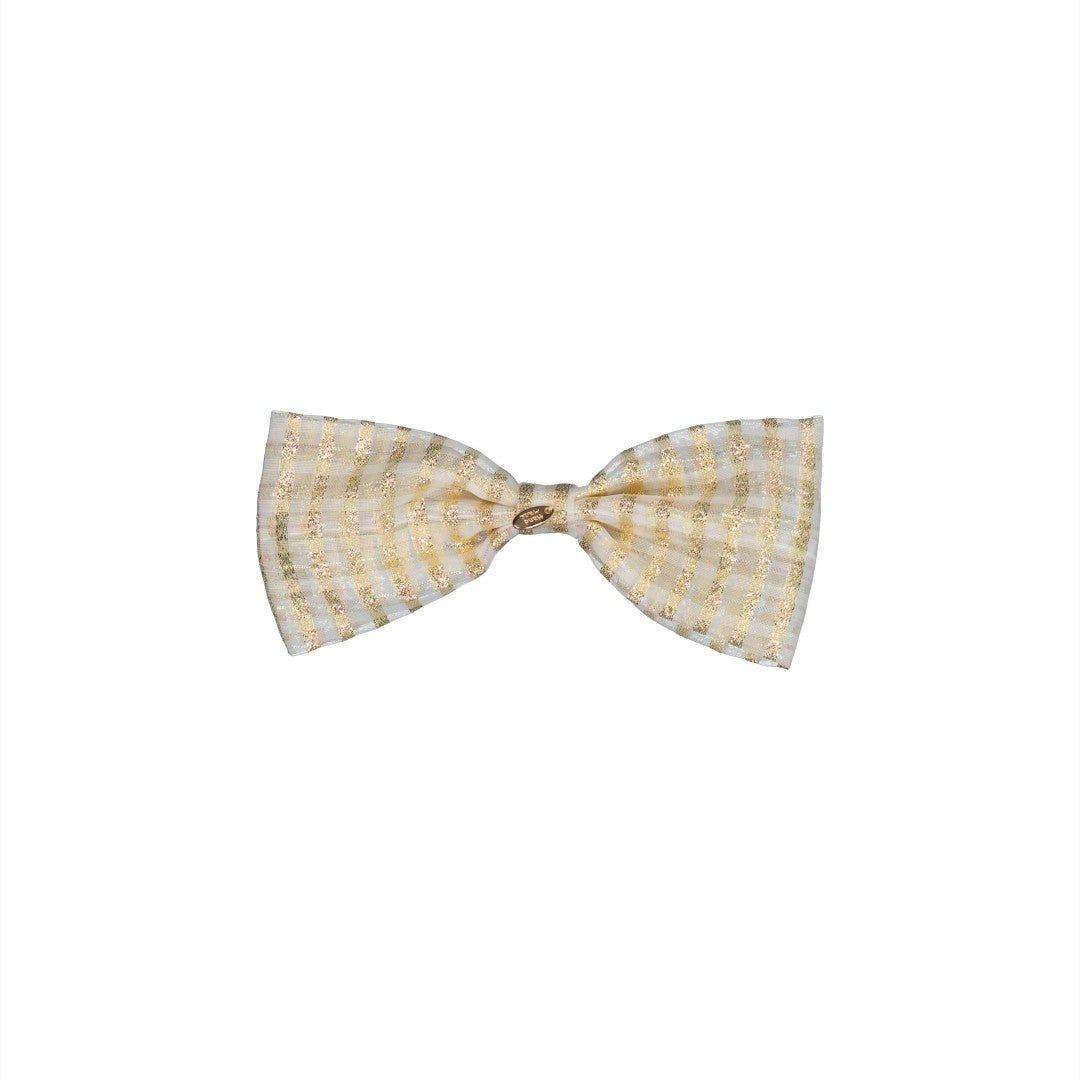 韓國童裝 26夏| LU31 Golden Ribbon Pin | Golden 蝴蝶結髮夾(FREE SIZE)
