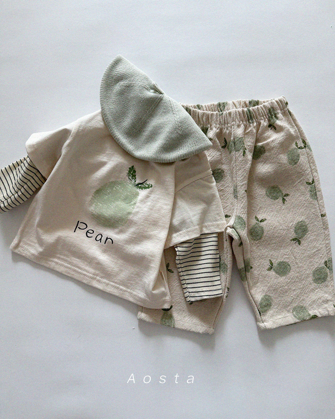 韓國童裝 26春 | AO26101 Fruit Tee