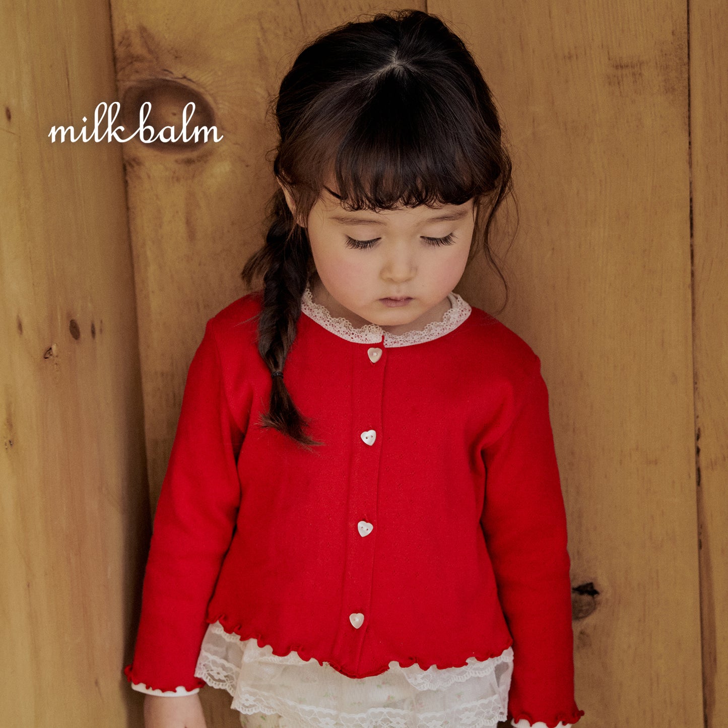 韓國童裝 26SS| MK17 Lace T-Shirt (75-125cm)