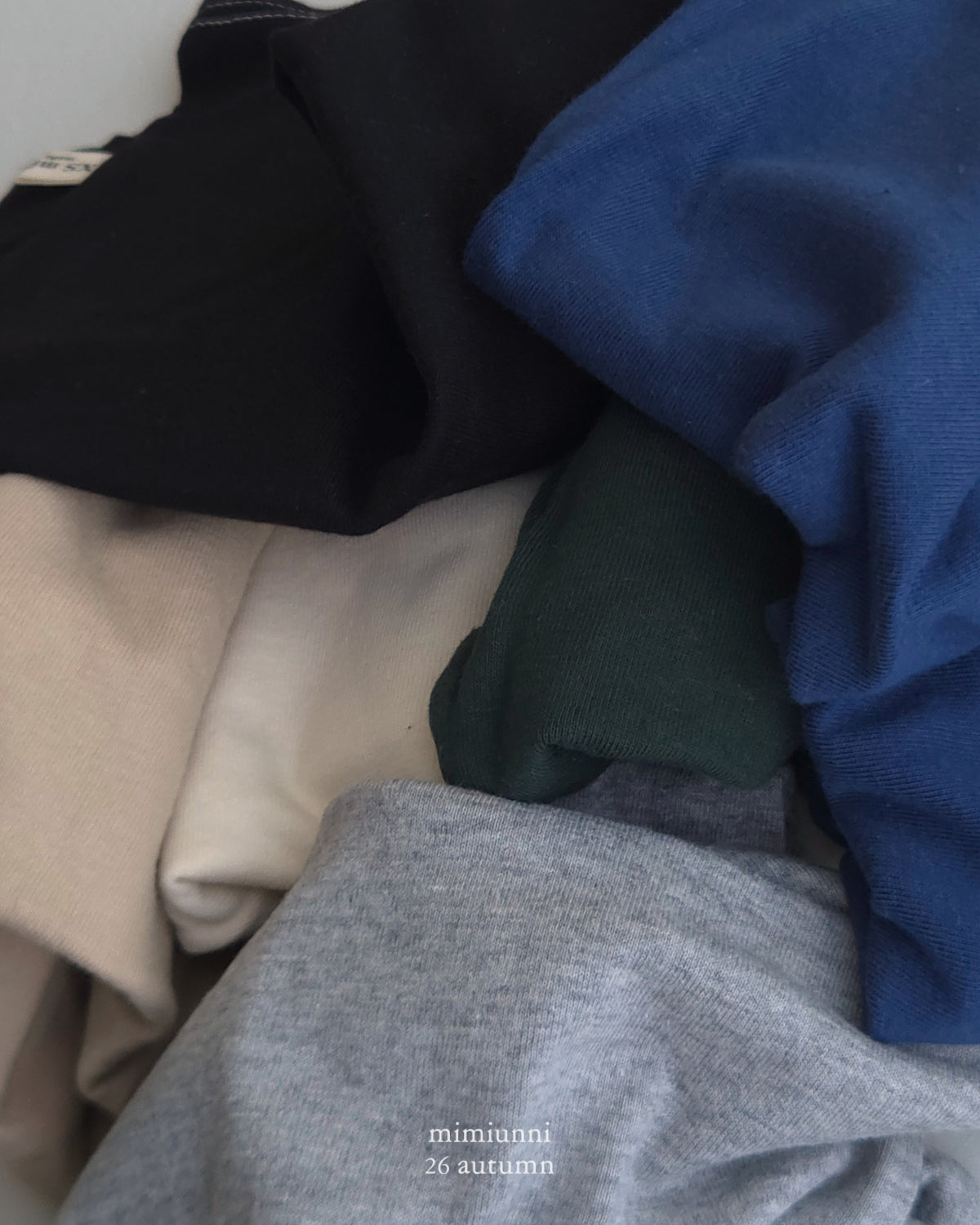 26FW| 必買 1+1  Point Cotton T-shirt \\2件同款只需要1件價錢//