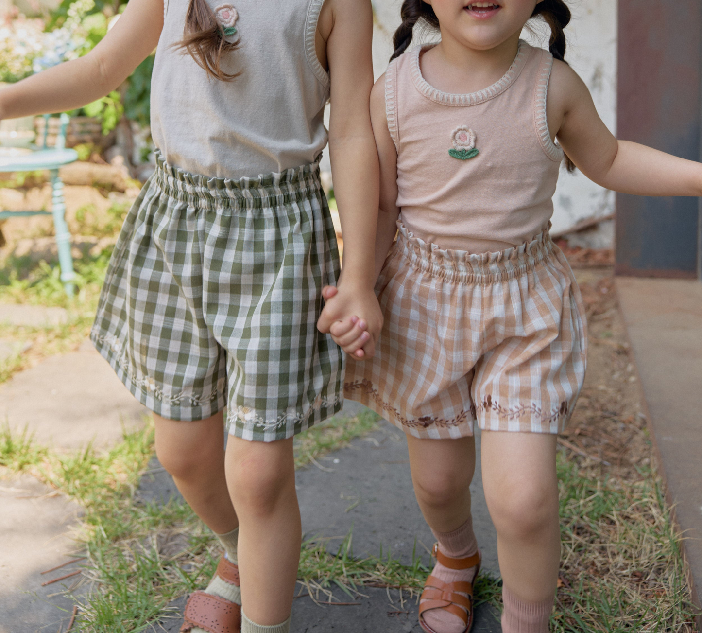 韓國童裝 26夏| OR67 Siero Embroidery Shorts 希耶羅刺繡短褲 (90-120)
