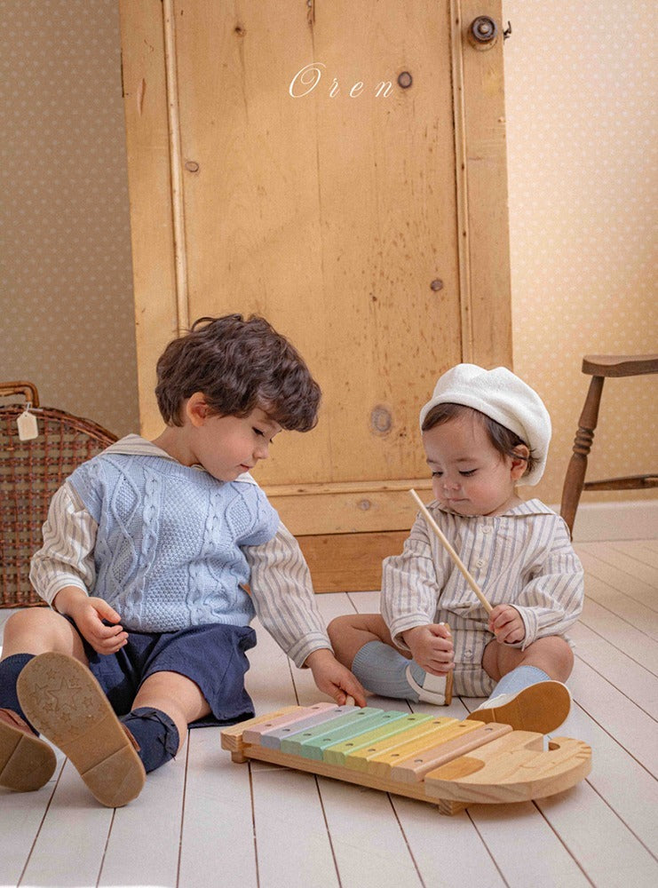 韓國童裝 26春 |  OR69 Knit Vest (85~120cm)