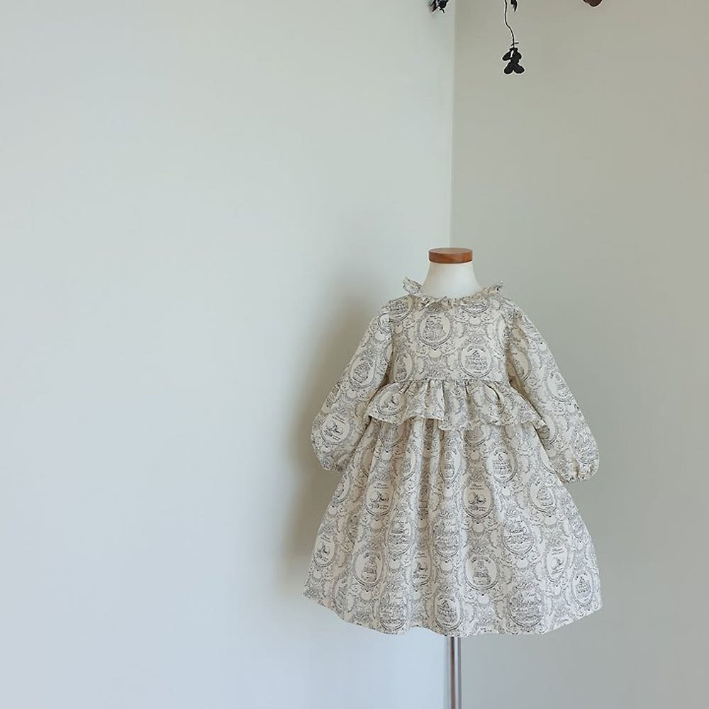 韓國童裝 26秋| EL03 Boa Dress (85-120)