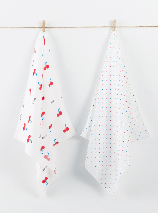 25FW 室內服團購 (30/9截單) Cherry Heart  透氣竹纖手帕10入