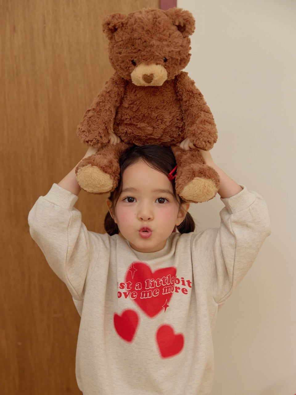 韓國童裝 26春 | DD03 愛心喇叭套裝 (75~140cm)