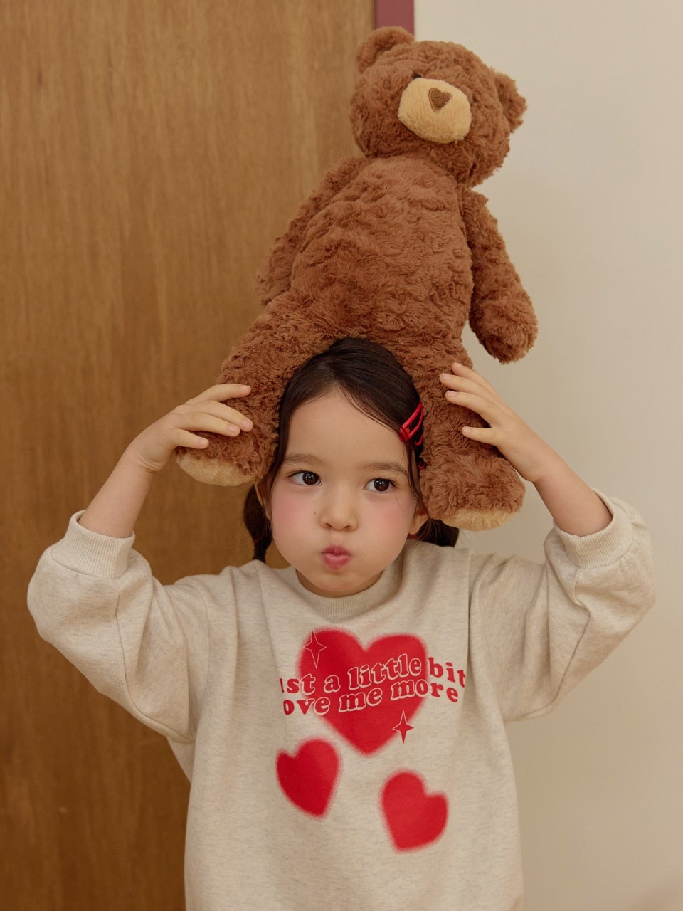 韓國童裝 26春 | DD03 愛心喇叭套裝 (75~140cm)