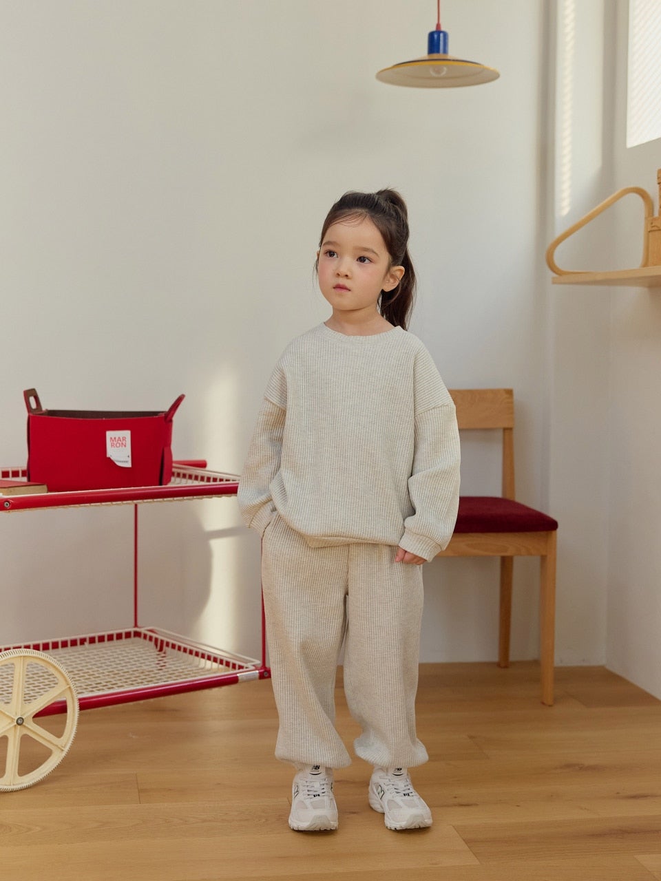 韓國童裝 26春 | DD02 華夫格套裝 (75~140cm)