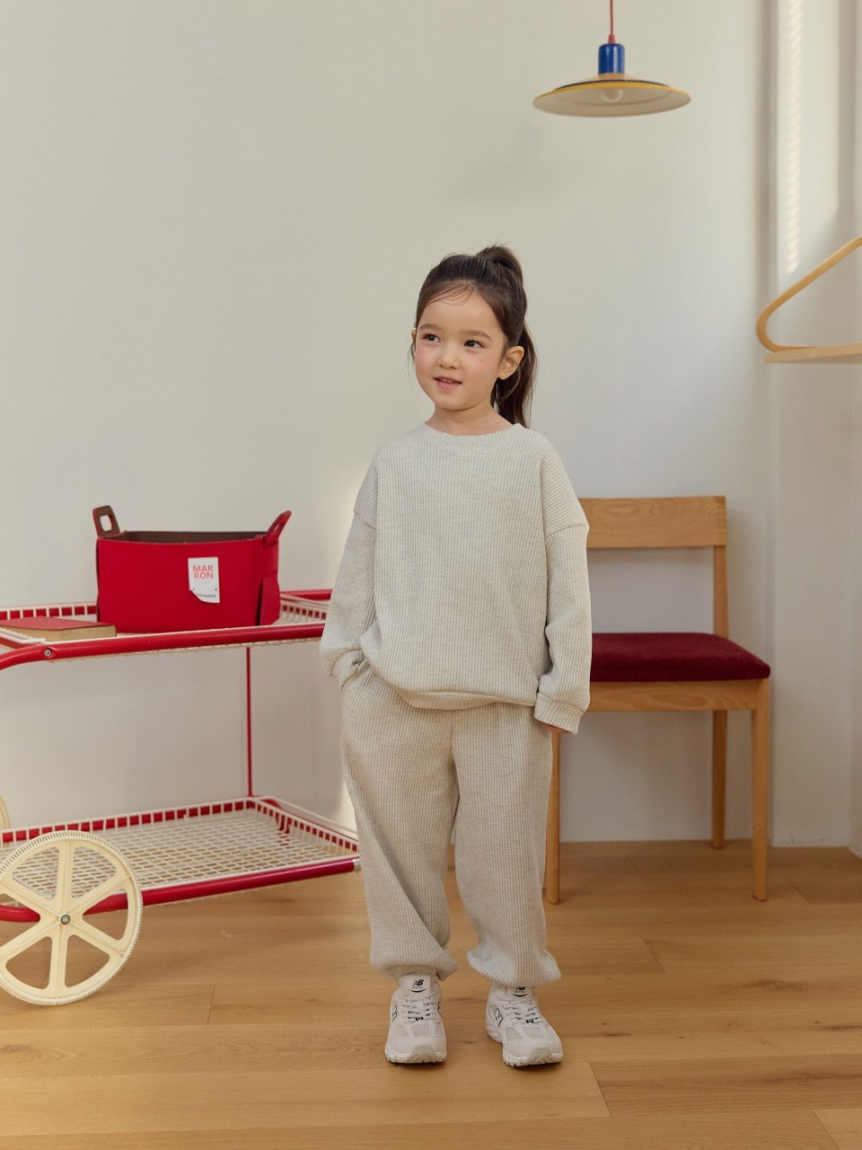 韓國童裝 26春 | DD02 華夫格套裝 (75~140cm)