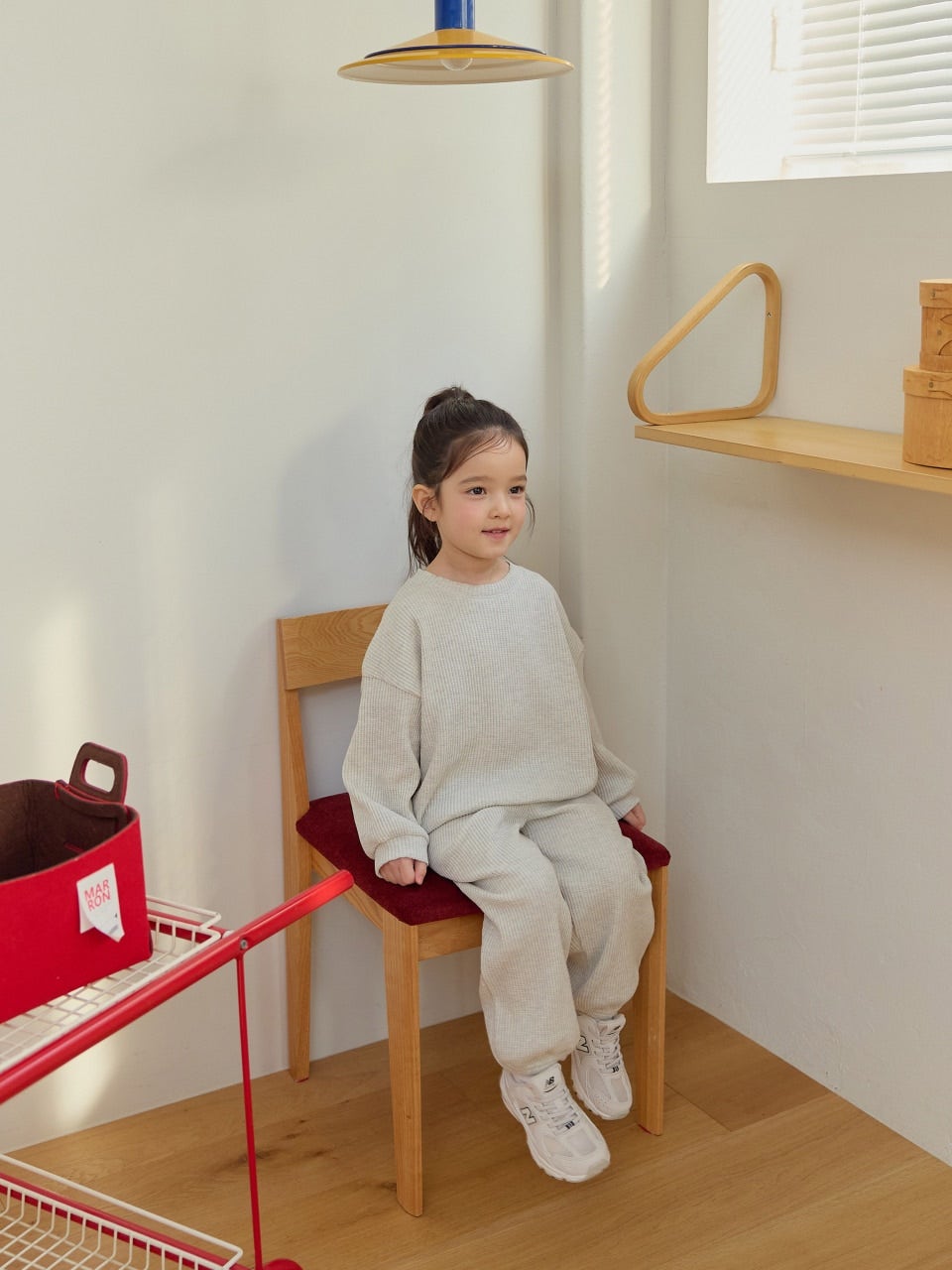 韓國童裝 26春 | DD02 華夫格套裝 (75~140cm)