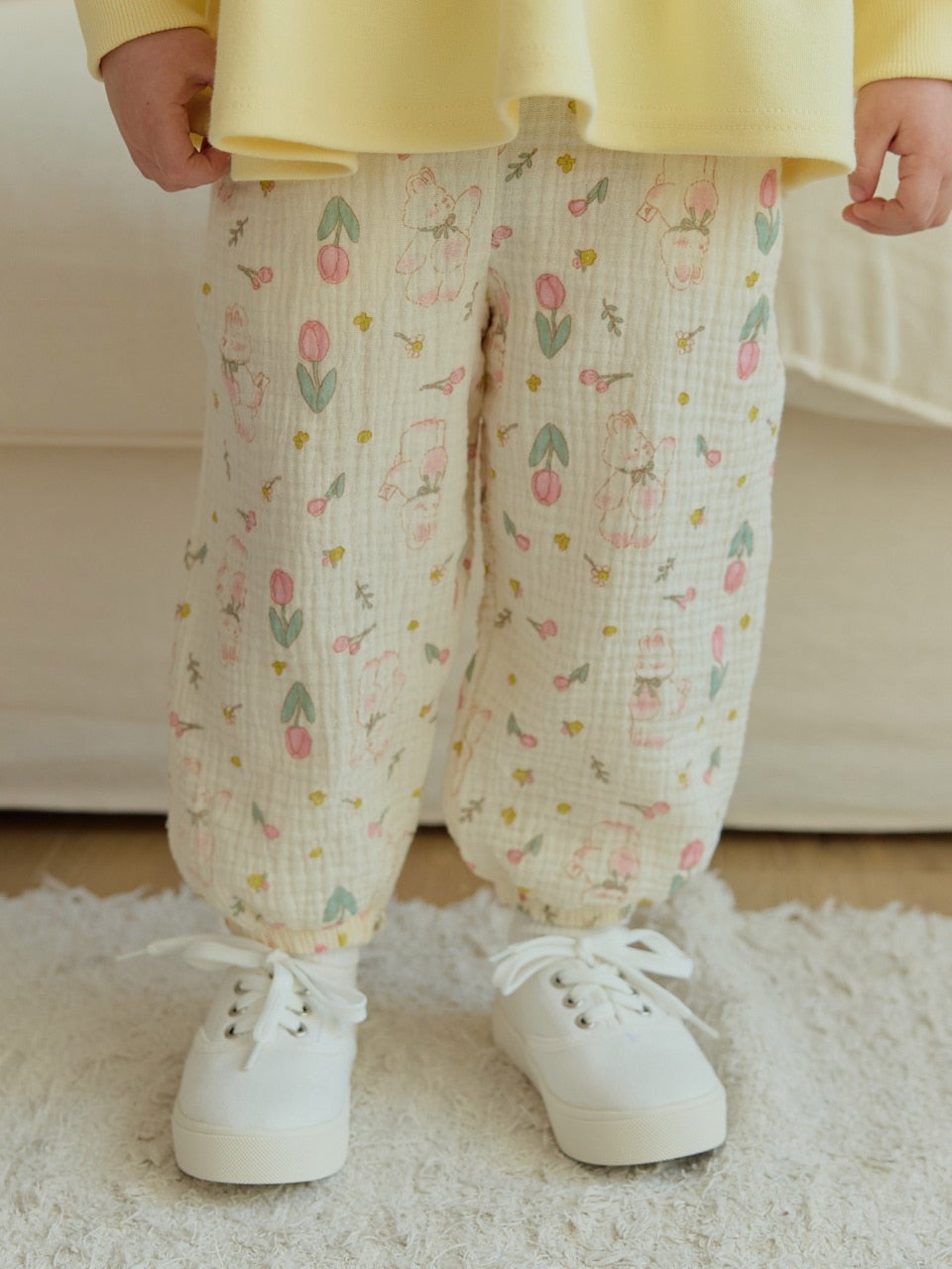 韓國童裝 26春 | DD35 春季印花褲 (75~140cm)