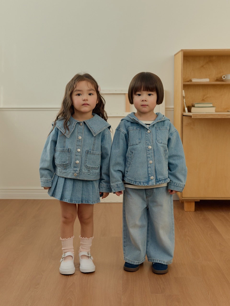 韓國童裝 26春 | DD25 牛仔外套 (75~140cm)