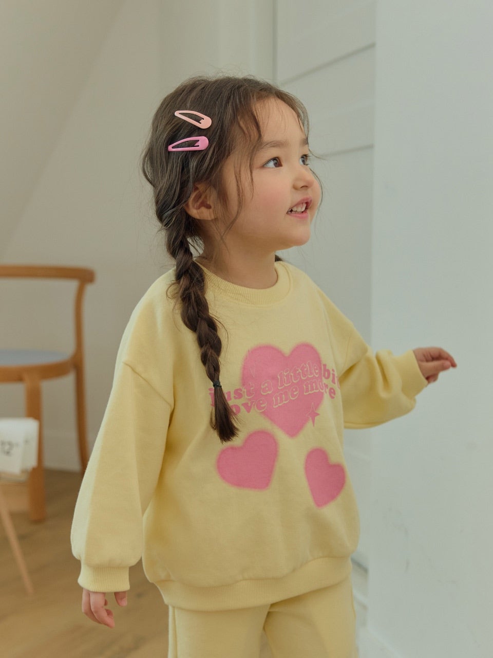 韓國童裝 26春 | DD03 愛心喇叭套裝 (75~140cm)