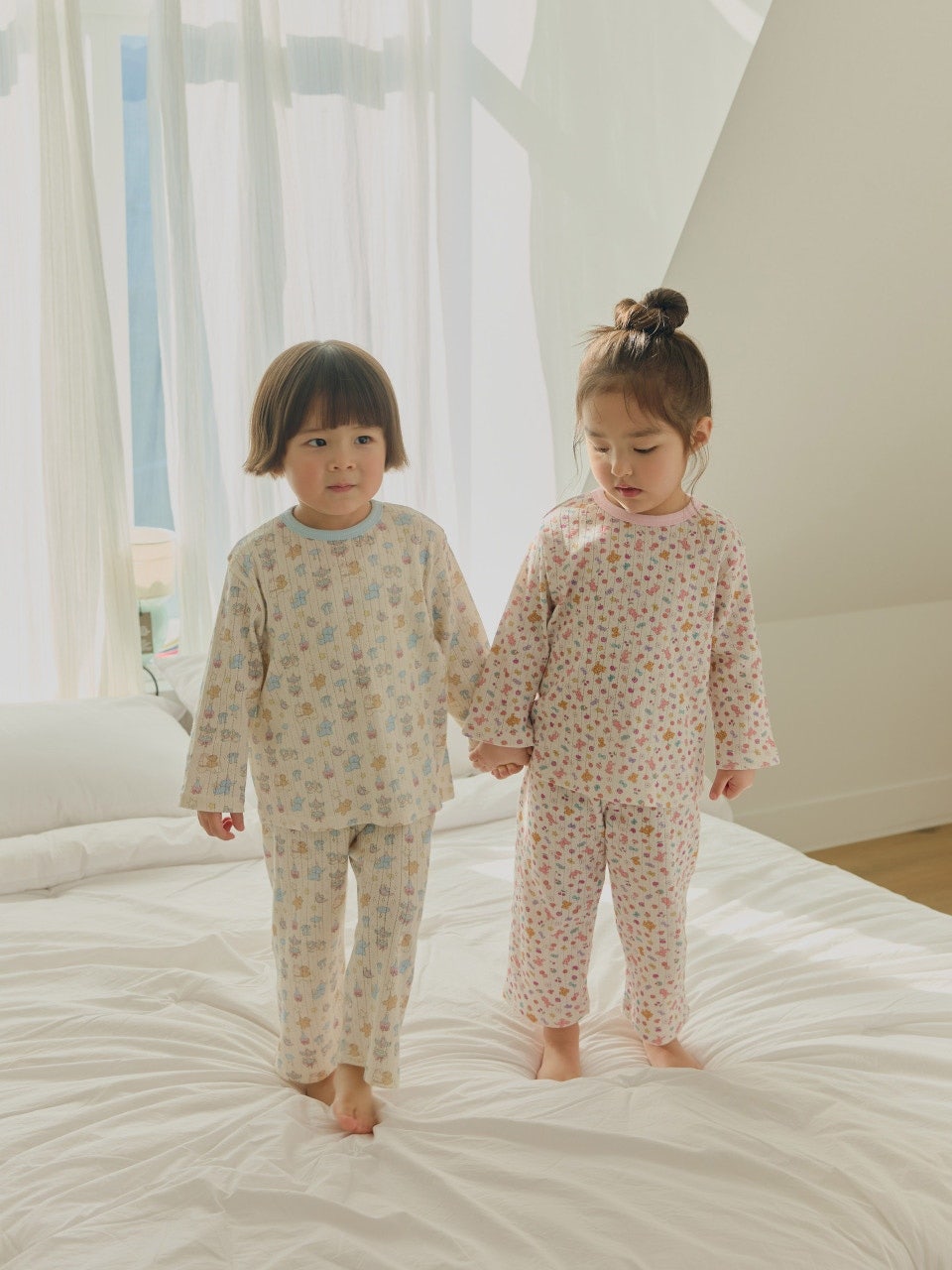 韓國童裝 26春 | DD10 花花家居服 (75~140cm)