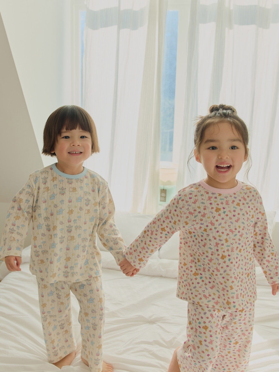 韓國童裝 26春 | DD10 花花家居服 (75~140cm)