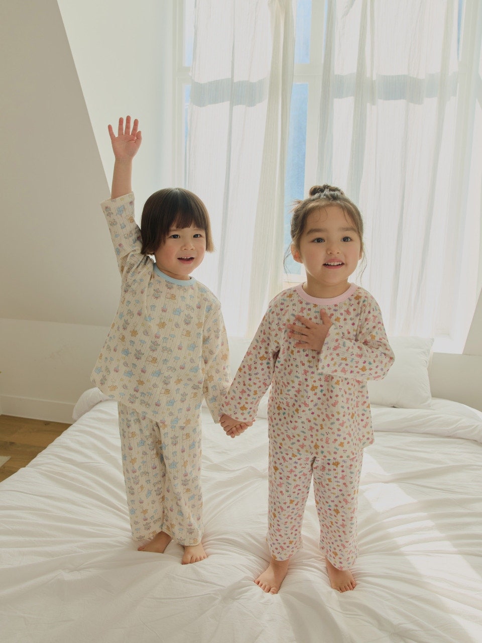 韓國童裝 26春 | DD10 花花家居服 (75~140cm)