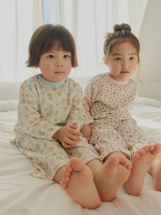 韓國童裝 26春 | DD10 花花家居服 (75~140cm)