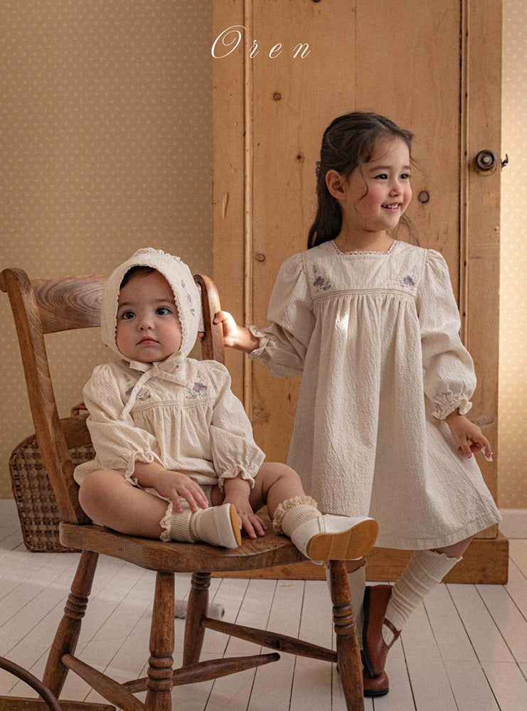 韓國童裝 26春 |  OR72 Emma Dress (85~120cm)