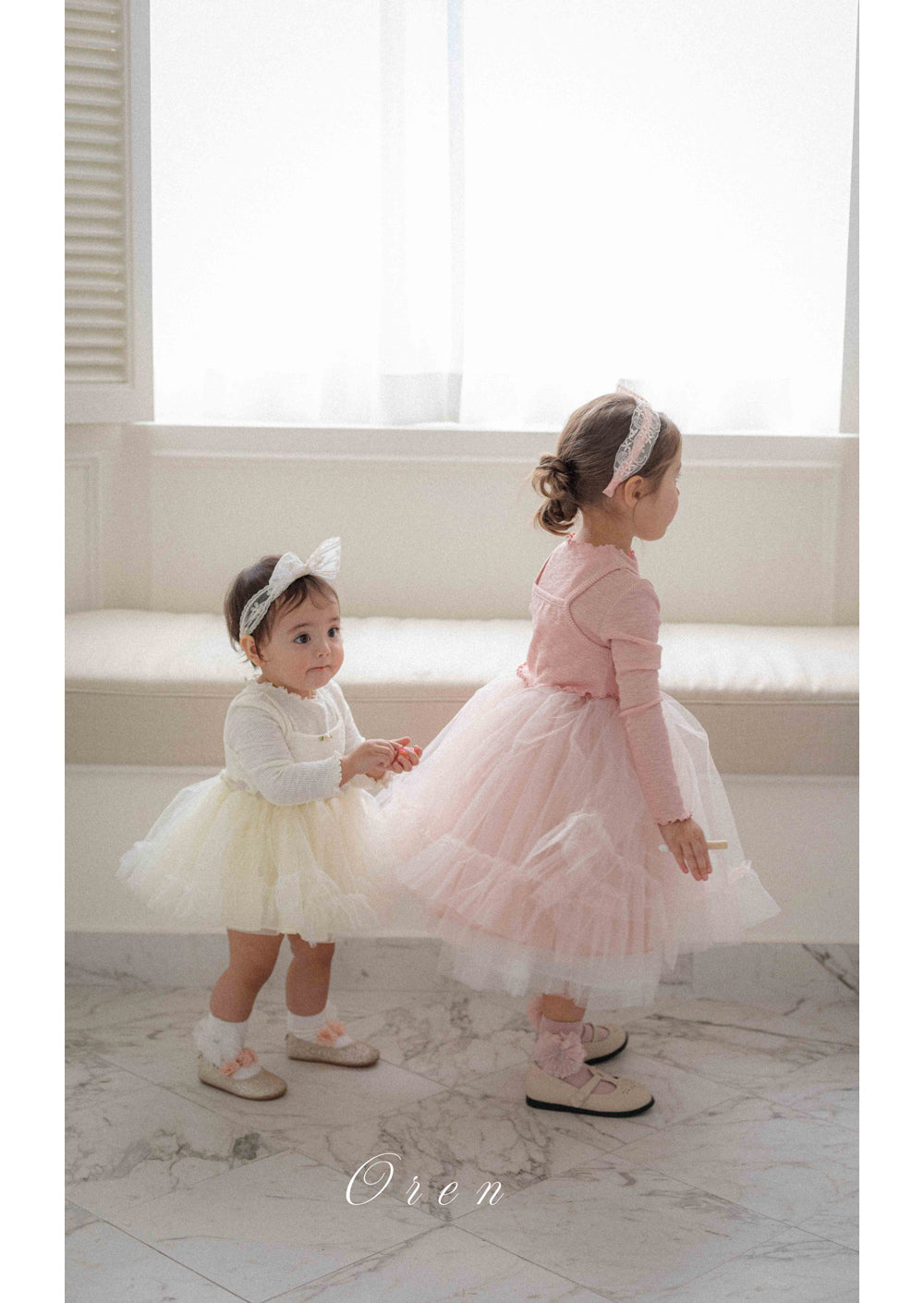 韓國童裝 26春 | OR26 Seriel Ribbed Tutu Dress