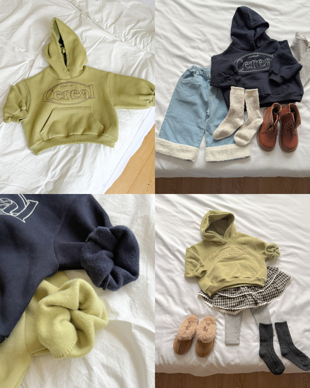 韓國童裝 25秋冬 | NB25415 Hooded Tee 親子裝 (KIDS)