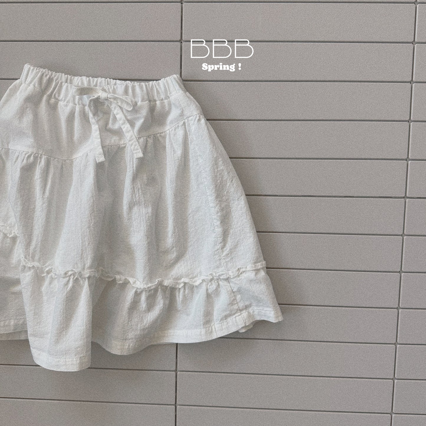 韓國童裝 26春 | BB30 Bebe Dot Dot Skirt (70-110cm)