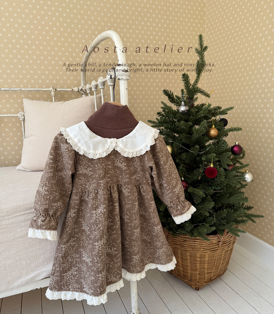 韓國童裝 25秋冬 | AO25426 Luna Dress