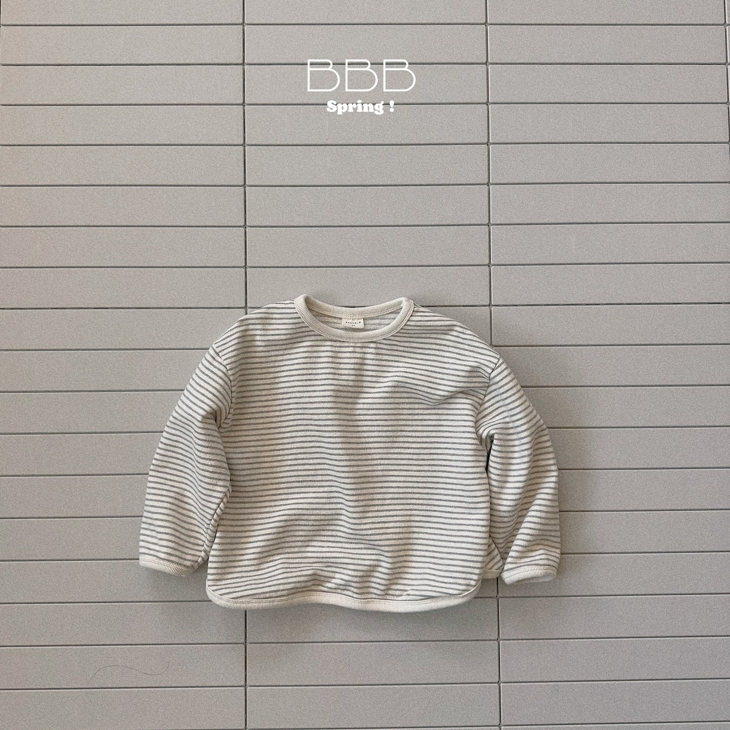 韓國童裝 26春 | BB02 Bangbang Collar T-shirt (70-130cm)