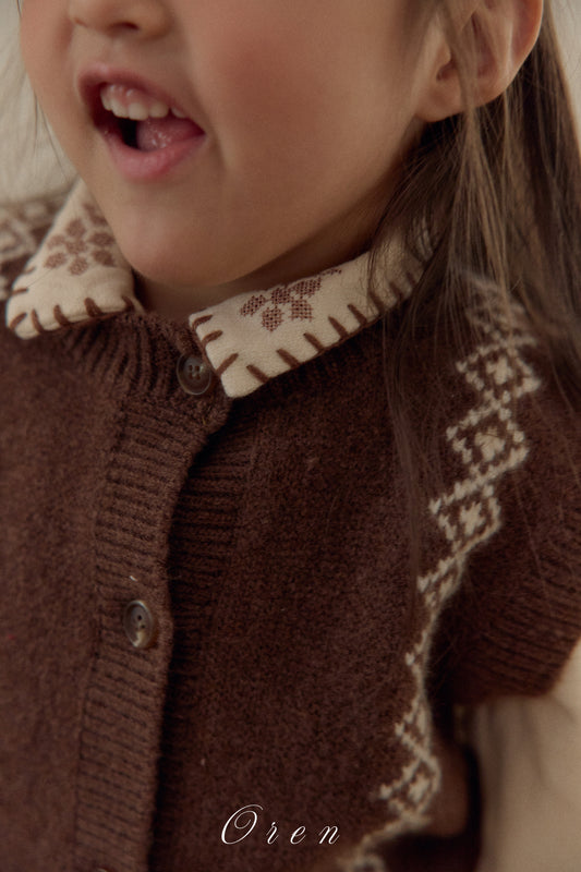 韓國童裝 25秋冬 | OR25410 Nattu Knit Vest